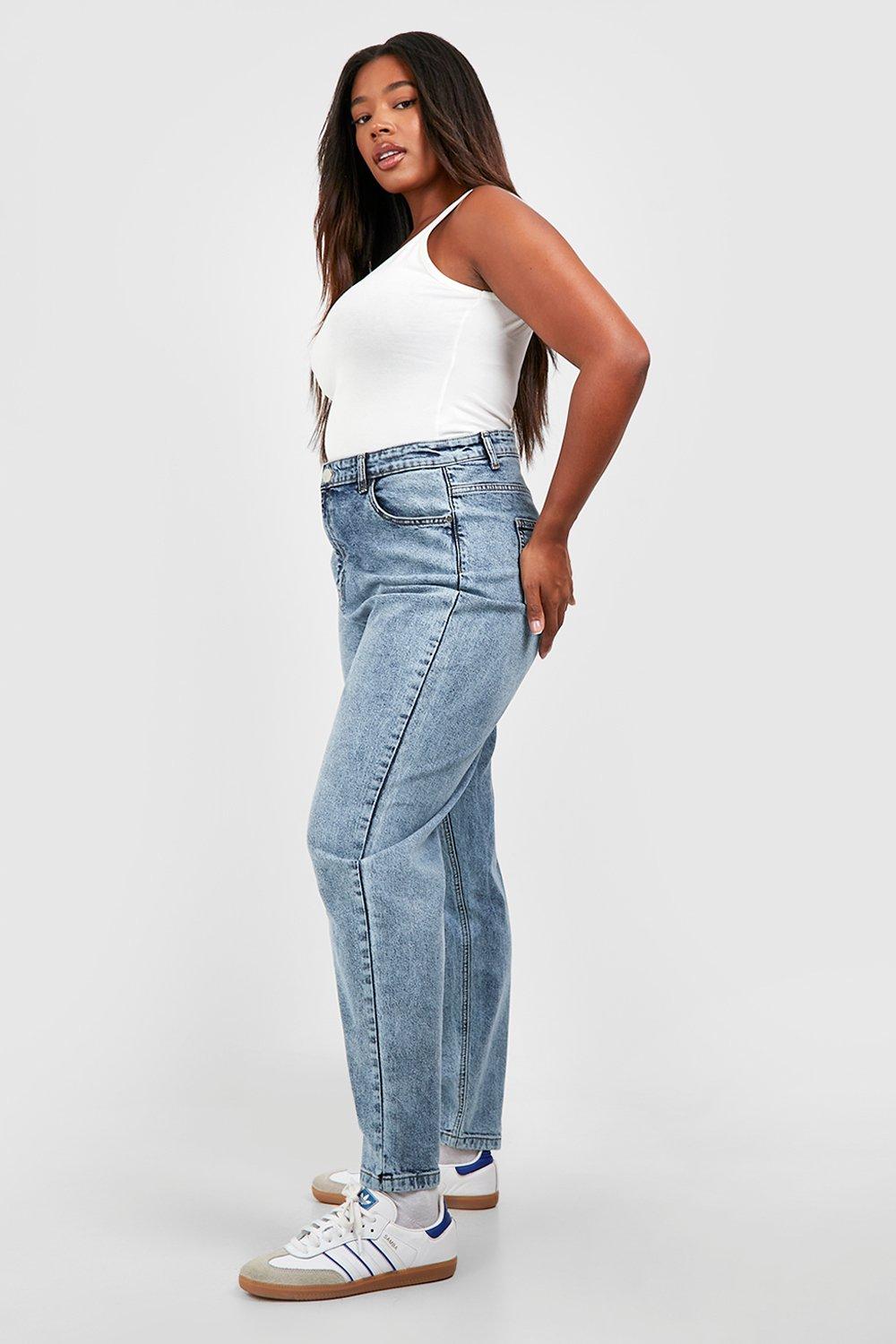 Jean 2025 mom délavé